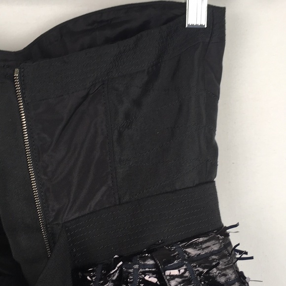 J.Crew Black Strapless Holiday Party Tinsel Dress - Picture 7 of 7